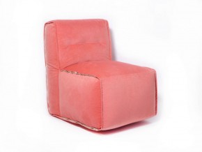 Прямое модульное бескаркасное кресло Комфорт (Персик велюр) в Асбесте - asbest.ok-mebel.com | фото
