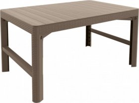 Раскладной стол Лион с регулируемой высотой столешницы (Lyon rattan table) капучино (h400/650) в Асбесте - asbest.ok-mebel.com | фото 2