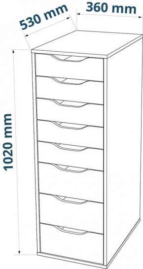 S01439 Ингар Д 132 стол письменный 132x58x76, белый в Асбесте - asbest.ok-mebel.com | фото