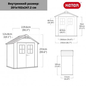 Сарай Окланд 754 (OAKLAND 754) в Асбесте - asbest.ok-mebel.com | фото 2