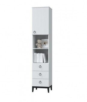 ШАРЛИЗ Шкаф для книг (Белое сияние/Белый снег) в Асбесте - asbest.ok-mebel.com | фото