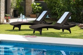 Шезлонг Пацифик (Pacific) виски-коричневый в Асбесте - asbest.ok-mebel.com | фото 3