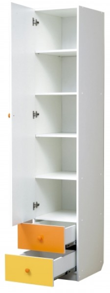 Шкаф 1-но дверный с ящиками Радуга (400) в Асбесте - asbest.ok-mebel.com | фото 2