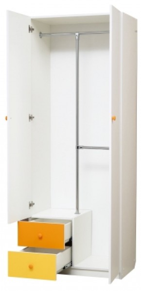 Шкаф 2-х дверный с ящиками и зеркалом Радуга (800) в Асбесте - asbest.ok-mebel.com | фото 2