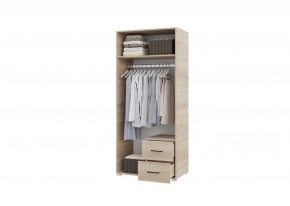Шкаф 2-х створчатый с ящиками VICTOR (Сонома-Белый) в Асбесте - asbest.ok-mebel.com | фото 2