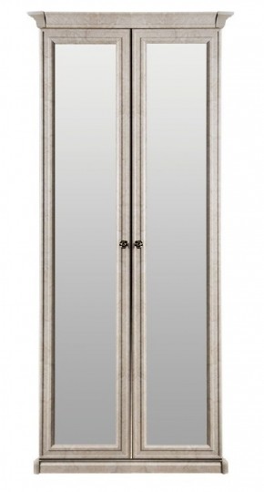 Шкаф 2-х створчатый с Зеркалом Афина (крем корень) в Асбесте - asbest.ok-mebel.com | фото