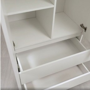 Шкаф 2-х створчатый Симпл ШК-03 (белый) в Асбесте - asbest.ok-mebel.com | фото 6