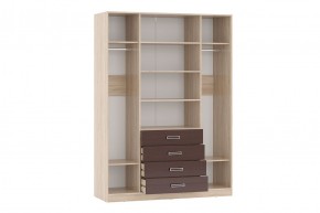 Шкаф 4-х дверный с ящиками Даллас в Асбесте - asbest.ok-mebel.com | фото 2