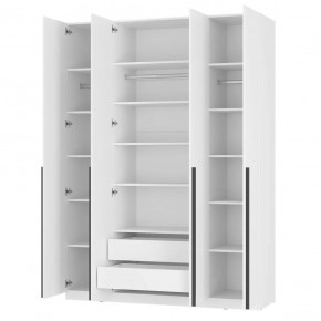 Шкаф 4-х створчатый Айрон ШК-13 (белый) в Асбесте - asbest.ok-mebel.com | фото 9
