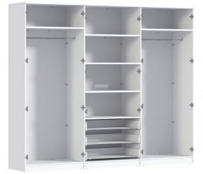 Шкаф 6-ти дверный Николь СБ-2593/1 (Белый) в Асбесте - asbest.ok-mebel.com | фото 2