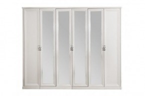 Шкаф 6-ти ств (2+2+2) с зеркалами Мишель (комплект) в Асбесте - asbest.ok-mebel.com | фото 2