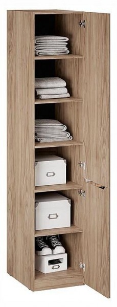 Шкаф для белья Глосс СМ-319.07.001 в Асбесте - asbest.ok-mebel.com | фото 2
