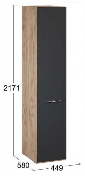 Шкаф для белья Глосс СМ-319.07.001 в Асбесте - asbest.ok-mebel.com | фото 4