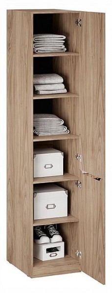 Шкаф для белья Глосс СМ-319.07.002 в Асбесте - asbest.ok-mebel.com | фото 2