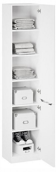 Шкаф для белья Глосс СМ-319.07.012 в Асбесте - asbest.ok-mebel.com | фото 3