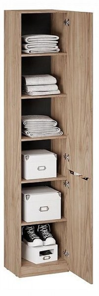 Шкаф для белья Глосс СМ-319.07.012 в Асбесте - asbest.ok-mebel.com | фото 2