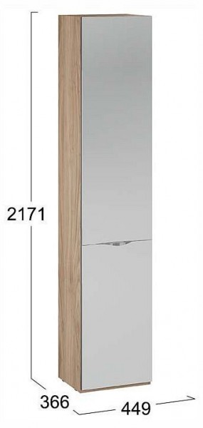 Шкаф для белья Глосс СМ-319.07.012 в Асбесте - asbest.ok-mebel.com | фото 4