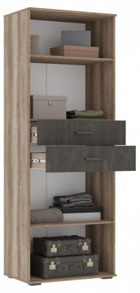 Шкаф для белья Паркинс в Асбесте - asbest.ok-mebel.com | фото 2