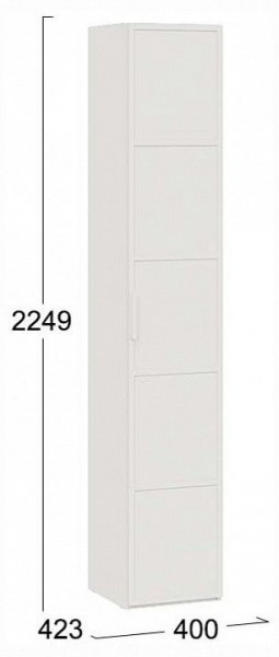 Шкаф для белья Стелла Исп.2 в Асбесте - asbest.ok-mebel.com | фото 4