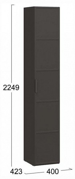 Шкаф для белья Стелла Исп.2 в Асбесте - asbest.ok-mebel.com | фото 4