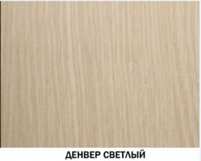 Шкаф для одежды №609 "Инна" Денвер светлый (*без полок) в Асбесте - asbest.ok-mebel.com | фото 4