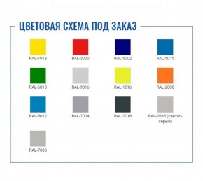 Шкаф для раздевалок усиленный ML-11-40 (базовый модуль) в Асбесте - asbest.ok-mebel.com | фото 2
