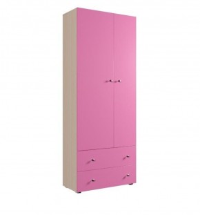 Шкаф ДМ 800 с 2-мя ящиками (розовый) в Асбесте - asbest.ok-mebel.com | фото
