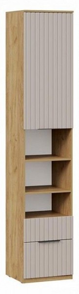 Шкаф комбинированный Хилтон Исп. 2 в Асбесте - asbest.ok-mebel.com | фото 2