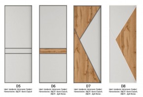 Шкаф-купе 1800 серии SOFT D8+D2+B2+PL4 (2 ящика+F обр.штанга) профиль «Графит» в Асбесте - asbest.ok-mebel.com | фото 10