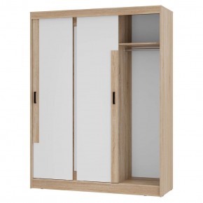 Шкаф-купе Смарт ШКК-06 (дуб сонома/белый) в Асбесте - asbest.ok-mebel.com | фото 4