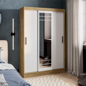 Шкаф-купе Тео ШКК-02 (крафт/белый) в Асбесте - asbest.ok-mebel.com | фото