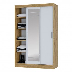 Шкаф-купе Тео ШКК-02 (крафт/белый) в Асбесте - asbest.ok-mebel.com | фото 4