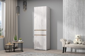 Шкаф Лиана (Дуб Крафт Белый/Дуб Крафт Золотой) в Асбесте - asbest.ok-mebel.com | фото