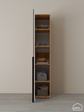 Шкаф Linnea MHR-1-2 2050х400х510 (ДВ-М 11.1.25) в Асбесте - asbest.ok-mebel.com | фото 4