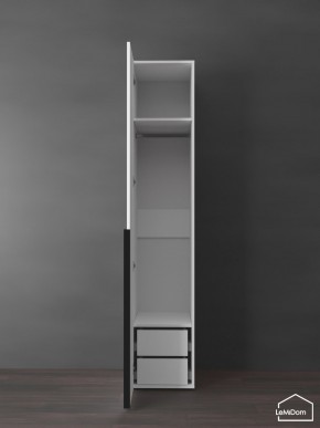 Шкаф Linnea MHR-1-3 2050х400х510 (Белый-М 11.1.2) в Асбесте - asbest.ok-mebel.com | фото 6