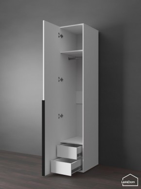 Шкаф Linnea MHR-1-3 2050х400х510 (Белый-М 11.1.2) в Асбесте - asbest.ok-mebel.com | фото 7
