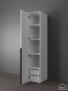 Шкаф Linnea MHR-1-3 2050х400х510 (Белый-М 11.1.2) в Асбесте - asbest.ok-mebel.com | фото 5