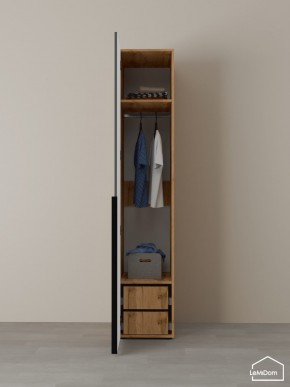 Шкаф Linnea MHR-1-3 2050х400х510 (ДВ-М 11.1.25) в Асбесте - asbest.ok-mebel.com | фото 5