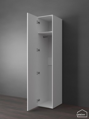 Шкаф Linnea MHR-1PO 2050х400х510 (Белый-М 11.1.2) в Асбесте - asbest.ok-mebel.com | фото 4
