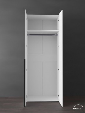 Шкаф Linnea MHR-2 2050х800х510 (Белый-М 11.1.2) в Асбесте - asbest.ok-mebel.com | фото 4