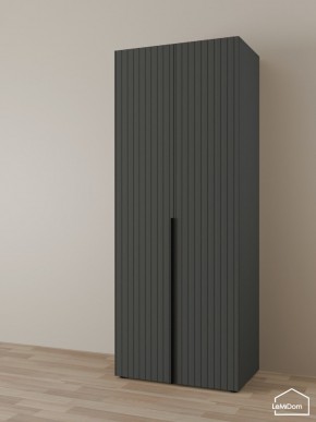 Шкаф Linnea MHR-2 2050х800х510 (Графит-М 11.1.25) в Асбесте - asbest.ok-mebel.com | фото