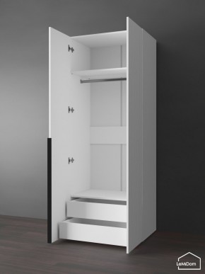Шкаф Linnea MHR-2-3 2050х800х510 (Белый-М 11.1.2) в Асбесте - asbest.ok-mebel.com | фото 5
