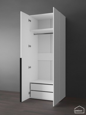 Шкаф Linnea MHR-2-3 2050х800х510 (Белый-М 11.1.2) в Асбесте - asbest.ok-mebel.com | фото 6