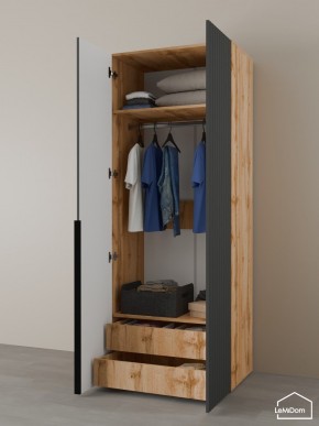 Шкаф Linnea MHR-2-3 2050х800х510 (ДВ-М 11.1.25) в Асбесте - asbest.ok-mebel.com | фото 6