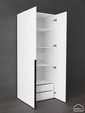 Шкаф Linnea MHR-2-4 2050х800х510 (Белый-М 11.1.2) в Асбесте - asbest.ok-mebel.com | фото 6