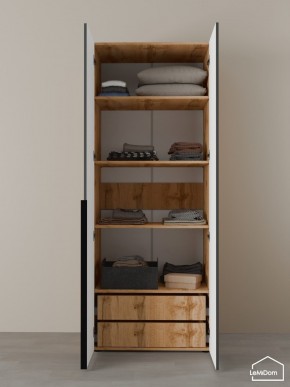 Шкаф Linnea MHR-2-4 2050х800х510 (ДВ-М 11.1.25) в Асбесте - asbest.ok-mebel.com | фото 5