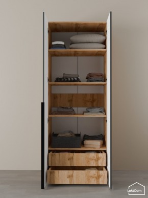 Шкаф Linnea MHR-2-4 2050х800х510 (ДВ-М 11.1.25) в Асбесте - asbest.ok-mebel.com | фото 6