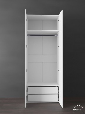 Шкаф Linnea MHR-2PO-3 2050х800х510 (Белый-М 11.1.2) в Асбесте - asbest.ok-mebel.com | фото 4