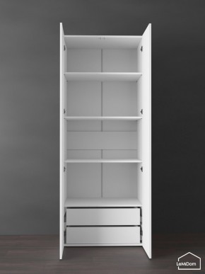 Шкаф Linnea MHR-2PO-4 2050х800х510 (Белый-М 11.1.2) в Асбесте - asbest.ok-mebel.com | фото 5
