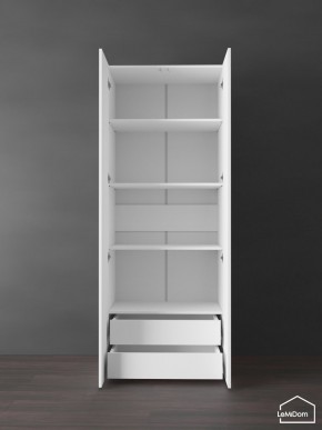 Шкаф Linnea MHR-2PO-4 2050х800х510 (Белый-М 11.1.2) в Асбесте - asbest.ok-mebel.com | фото 6